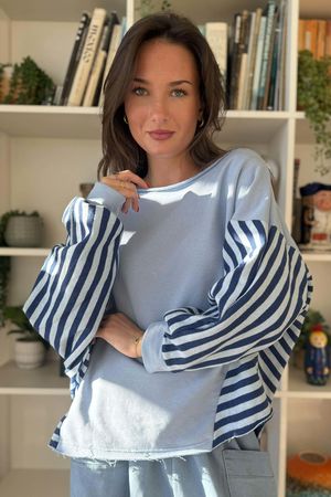 Shoreditch Slouch Sweat Iceberg Navy /11